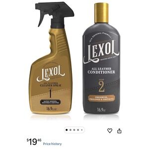 Lexol Conditioner Cleaner Kit Car Leather Furniture Shoes Bags 2-8oz Bottles NIB